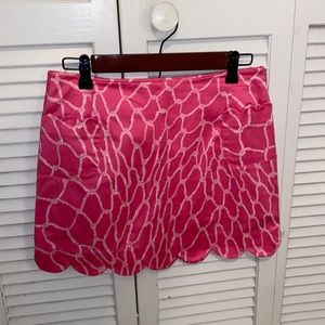 Like New Lily Pulitzer Scalloped Skort sz 2